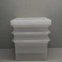 Large boxes with lids, 3 pack