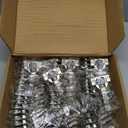 Ravinte 60 Pack 30 Pairs 1-1/4 inch Overlay Soft Close Hinges for Kitchen Cabinet Hinges Satin Nickel Hidden Hinges Stainless Steel Concealed Hinge self Closing