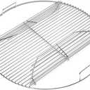 22" Cooking Grate Hinged for Weber, 7436 Charcoal Grill Grate Round Hinged, Replacement Part for Weber One-Touch, Performer and Bar-B-Kettle Series, Grill Grate BBQ for Weber Series