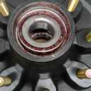 Lippert Components - 814204 12" Brake Hub Assembly, 8 on 6.5"; 9/16" Stud - 7,000 lbs.