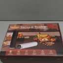 Compact Vacuum Sealer for Food (Vacuum Sealer Machine + 30 Reusable Vacuum Bags) Powerful Handheld Vacuum Sealer Machine, Featuring LED Pressure Display, Portable Food Sealer