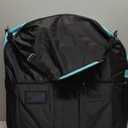 Mispace Portable Twin Compartment Show House Cat Cage/Condo - Easy to Fold & Carry Kennel - Comfy Puppy Home & Dog Travel Crate with Portable Carry Bag/Two Hammocks/Mats and Collapsible Litter Box (Blue)