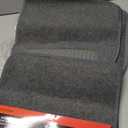 MUQIDA 4PCS Car Floor Mats, Anti-Slip Waterproof Car Carpets with Safety Heel Pad, Heavy Duty Floor Mat for All Weather Protection, Universal Trim to Fit for Sedans Trucks SUVs (Gray)