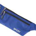 Running Waist Packs Waist Bag Sports Phone Men's Belt Bag Ultra-Thin Waterproof Mini Fanny Pack Women Run Light Waist Pouch for Running Workout (Light Blue)