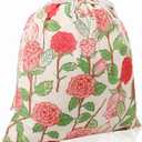 Drawstring Gift Bags, Extra Large 24"x 20" | Premium Canvas Storage Bags | Reusable Fabric | Perfect for Baby Showers, Birthday Parties | Rosy