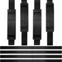 8 Pieces Adjustable Hoverboard Seat Attachment Straps and 4 Hoverboard Go Cart Strap Protector Hook Loop Fastening Cable Replacement for Kart Accessories Self Balance(19.68 Inches)