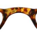 Peepers by PeeperSpecs Women's Skinny Mini Rectangular Reading Glasses, Tortoise, +3.00