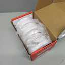 Smoke Detector 4 Pack Fire Alarms 9V Battery Operated Photoelectric Sensor Smoke Alarms Easy to Install with Light Sound Warning, Test Button,9V Battery Included Fire Safety for Home Hotel