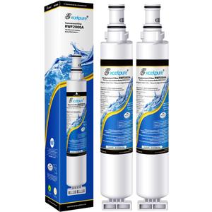 EXCELPURE 4396701 Replacement for Kenmore 9915, Whirlpool EDR6D1, Every Drop FILTER 6, 46-9915, 4396702, RWF2000A, SGF-W10, LC200V, WF293, EFF-6001A, 2301706, RWF1021, Refrigerator Water Filter, 2PACK