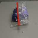 Collapsible Water Bottles Travel water bottle Sports Portable Sport Water Bottle Reusable Water Bottles comes with mountaineering Buckle 500ml silicone Water-proof camping water bottle (Dark blue+purple)