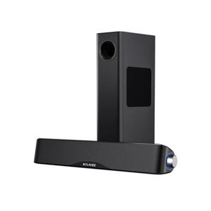 Nylavee Computer Speakers with Subwoofer, 2.1 PC Speakers System with Bluetooth 5.4 & 3.5mm Aux-in, 60W Peak Power, AC Adapter Powered Computer Sound Bar for Desktop PC, Laptop, Monitor, Gaming