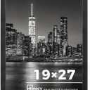 Annecy Picture Frame Black, 19.7x27.6 Inches Picture Frame for Wall Decoration, Classic Black Minimalist Style Suitable for Decorating Houses, Offices, Hotels