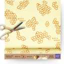 Bee's Wrap Beeswax Wraps for Food - Cut to Size 14x52" Wax Paper Roll - Made in USA Reusable Waxed Paper & Bowl Covers - Organic & Eco-Friendly Alternative to Aluminum Foil & Plastic Wrap, Honeycomb