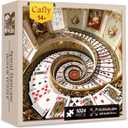Jigsaw Puzzles for Adults 1024 Pieces - Challenging Fun Puzzles Stunning Art Wall Decor, Gift for Adult Puzzle Lovers, Family Game, Spiral Staircase Z0812