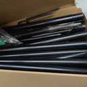 AILBTON 10Ft String Light Poles 4 Pack,Light Poles for Outside Lights,Outdoor with Fence Brackets Hanging Lights,Metal Stand Deck Patio Backyard