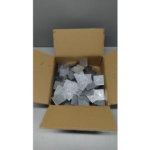 Hotop 100 Set 2-1/2 Inch Perforated Self Stick Insulation Pins 1.5 Inch Round Self Locking Washers Insulation Pins Insulation Hangers Washers for Foam Board Wall Floor Ceiling 200 Pcs in Total