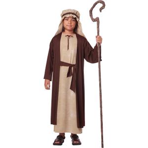 Boys Saint Joseph Costume (Large, Tan/Brown)