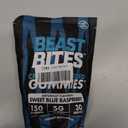 BEAST BITES Creatine Infused Gummies - 5g Creatine Monohydrate Per Serving - NSF Certified for Sport, Clean Label Project Certified (150 Gummies, Sweet Blue Raspberry), BBD: 03/27/2028