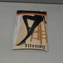 Yilanmy Run Resistant Control Top Pantyhose 15D Sheer High Waist Tights With Reinforced Toes, M