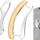 Muscle Scraper Tool, 2 in 1 Stainless Steel Gua Sha Tool for Body with Wooden Handle, Muscle Scraper Scraping Massage Tools for Physical Therapy, Fascia Scrapers for Back Legs Arms Shoulder