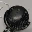 Momcozy 8000mAh Portable Stroller Fan, 27H Ultra-long Life Detachable 4 Speed 360°Rotate LED Night Light with 2 Modes, USB Rechargeable Handheld Cooling Fan for Travel/ Bedroom/ Car Seat (Black)