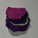 BAMBOO COOL Women's Underwear Soft Lace Panties Mid Waisted Seamless Briefs Moisture Wicking Stretchy 6 Pack