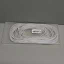 PerkHomy Bungee Shock Cord Rope Marine Grade Heavy Duty Polyester Bungie Elastic Stretch String for Kayak Strap Tarp Tie Down Canopy Boating Camping Tent Crafting Patio White-3/16 x 50'