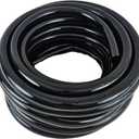 Lifegard Aquatics Flexible Black PVC Tubing 50ft Durable, Kink-Resistant Hose for Aquariums, Ponds & Water Transfer