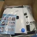 Tesla Model Y Trunk Mat 5-Seater Tesla Y 2026 Juniper Refresh Heavy Duty Trunk Liner Bright White Nappa Leather Full Coverage Trunk Mat+Backseat Protector+High Side Panels+Door Sill Protector(White)