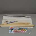 JOOZ Landscape Paint by Numbers Kit for Adults Seaside Sunset Paint by Number with Frame DIY Scenery Paint by Number with Easel Oil Painting Kits for Gift Home Wall Decor 12x16 Inch (TG03)