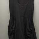 Caracilia Women Summer Sleeveless Bodycon Tie Cinched Waist Romper Skort Mini Dress Built in Shorts Night Out Vacation Dress (X-Large, Black)