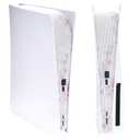 PlayVital Dust Filter and Port Plug Set for ps5 Disc & Digital Console  Breathable Anti-Dust Cover Net with 12 Silicone Plugs, Easy-Install Dust Proof Kit for ps5 Accessories - Cherry Blossom Whisper