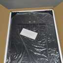 IBUYKE 360 Swivel Height Adjustable Side Table, C Shaped End Table for Small Spaces Sofa/Bed, with Storage Shelf, 3-Tier Night Stand for Living Room, Bedroom, Black UTVT006B