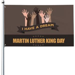I Have A Dream Martin Luther King Jr Day Mlk Welcome Party Outdoor Outside Decorations Picks Home House Garden Yard Decor 3 X 5 Ft Large Flag