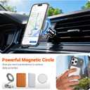 SUPFINE Magnetic for iPhone 17 Pro Max Case (Compatible with MagSafe)(Military Grade Drop Protection)(Camera Protection) Translucent Matte Shockproof Phone Cover,Gray