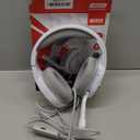 MARVO USB Gaming Headset with Mic, Wired Headphone with Surround Sound, Noise Canceling Gaming Headphones for PC, PS4/PS5, Laptop, Mac, Switch- H8618 (White)