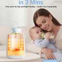 Bear Bottle Warmer, Baby Milk Warmer Breastmilk Bag Formula Fast Warming for New Born Baby Bottles, Time Temp Control Automatic Shut Off at Home Use