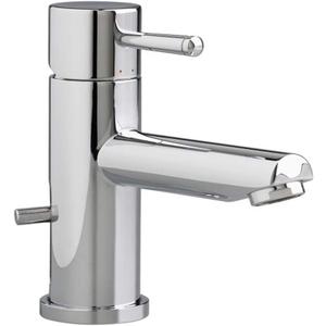 American Standard 2064.101.002 Serin Monoblock Faucet with 3/8-Inch Compression Connectors and Metal Pop Up Drain, Polished Chrome