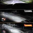 4pcs 5 3/4" 5.75 LED Headlights with High Low Beam Amber turn signal White DRL, 5 3/4 led headlight Halo Ring