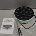 Baker's Friend Mini Pancakes Maker Machine, Dutch Mini Pancake Griddle, 14 Holes Electric Poffertjes Pan, Ideal for Breakfast, Snacks, Desserts & More