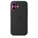 Apple iPhone 16 Silicone Case with MagSafe and Camera Control: Lightweight Phone Case, Wireless Charging Compatible, Smooth Matte Finish; Black