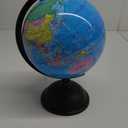 Juvale Rotating World Globe with Stand for Kids Learning, 8-inch Spinning Earth Globe for Classroom Geography Education