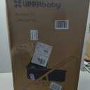 UPPAbaby Bassinet V3 - Compatible with Vista, Cruz, Ridge Strollers - Overnight Sleep Solution - Mattress, Sheet and Bug Shield Included - Jake (Charcoal/Carbon Frame)