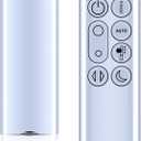 New Replacement Remote Control Compatible with Dyson TP4A TP04 DP04 TP06 TP09 TP07 TP4B PC2 De-NOx TP7A Fan, not for Other Models and Color (Just for Sliver)