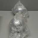 Youdepot 6Inch Disco Ball 2Pack – Silver Hanging Mirror Balls with String, Reflective Disco Ball Decor for Disco Party Decorations, Disco Christmas Decor, Home DIY, Weddings & Indoor/Outdoor Events