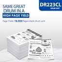 1 Pack DR223CL Black High Yield DR-223CL Drum Unit Replacement for Brother DR223CL Drum MFC-L3770CDW MFC-L3710CW MFC-L3750CDW HL-3210CW HL-3230CDW HL-3270CDW Printer (No Toner Included)