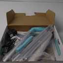 Zippi Sweeper Standard - 2025 New and Improved Lightweight Sweeper, Perfect for Short Carpet Hardwood and Tile, Triangular Design Allows for Sweeping in Corners, LED Light, 30 Minutes Cleaning Time