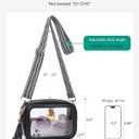 Clear Bag for Stadium Events, Clear Crossbody Purse for Women, Small Stadium Approved Bag for Concerts Games