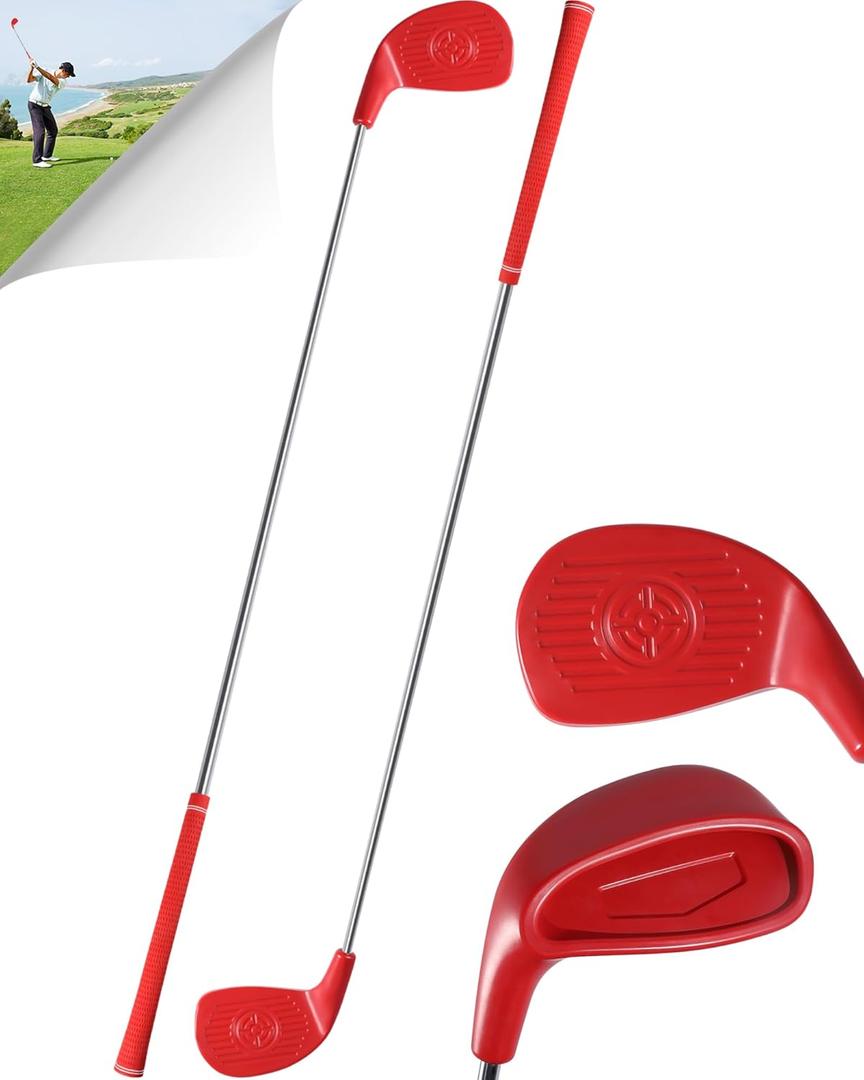 ASONA Backyard Golf Game Clubs Set of 2 for Adults - Perfect for Outdoor Yard Beach Lawn Social Fun 36 Standard Length Size with Plastic Oversized Club Head for Fathers Day Birthday Gift Idea