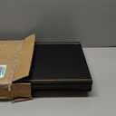 mopio Blake Storage Cabinet with Hutch, Sideboard Buffet Cabinet with Storage, Kitchen Pantry Organizer, Coffee Bar Station, Trophy Display Case with Door & Shelf for Living Room (Black Oak Dresser) (77.4"H)